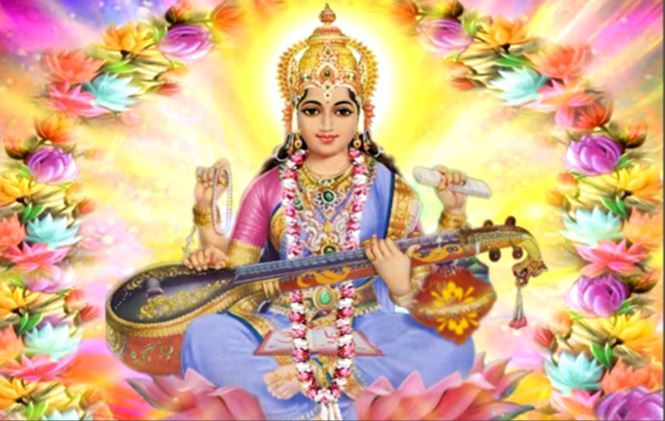आज सरस्वती पूजा , विद्यालय र सरस्वती मन्दिरमा भीड