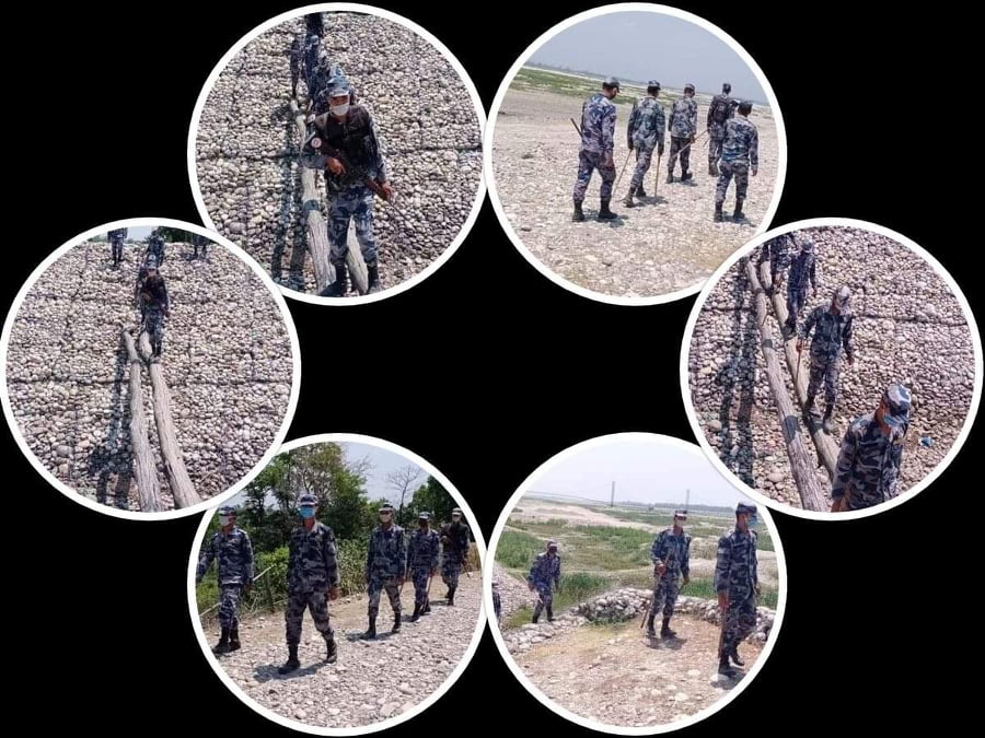 कन्चनपुरको सिमानामा चौबिसै घण्टा यसरी खटिरहेको छ शसस्त्र प्रहरी