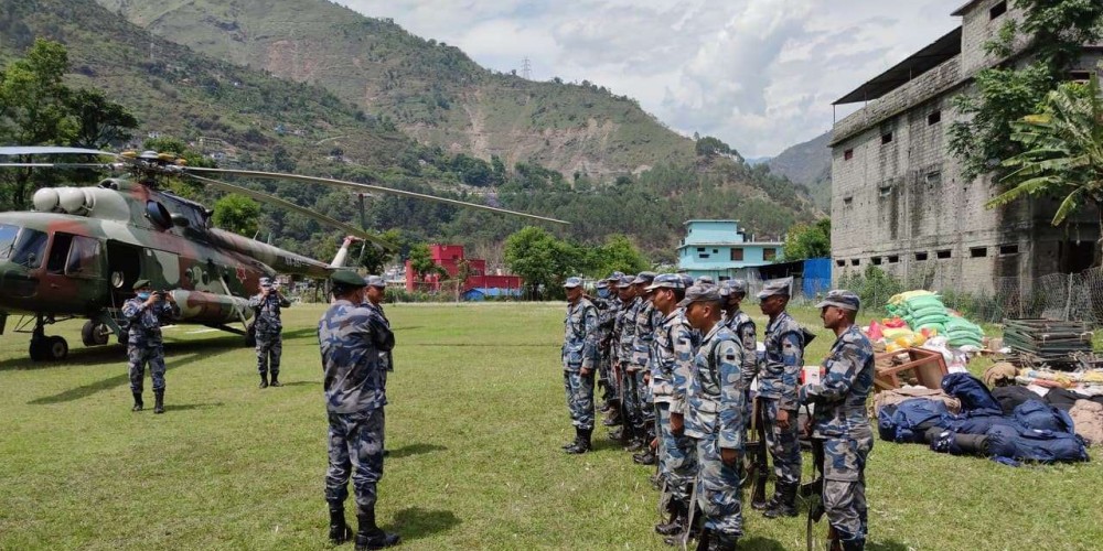 भारतले मिचेको लिपुलेक छारुङमा पुग्यो शसस्त्र र जनपद प्रहरी