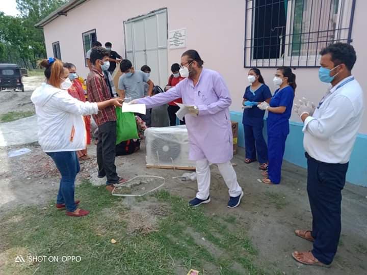 महाकाली अस्पतालबाट कोरोना जिते ४० जना घर फर्किए