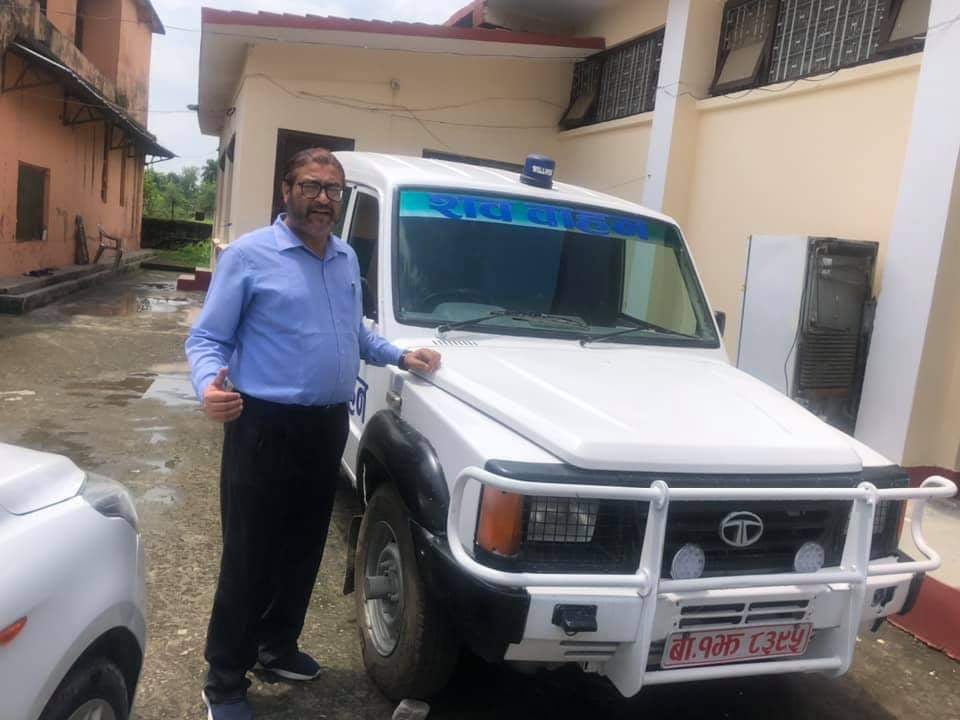 कञ्चनपुरमा पहिलो पटक शव बहान, महाकाली अस्पतालमा ५७ बर्षमा शव बोक्ने साधन ल्याईयो