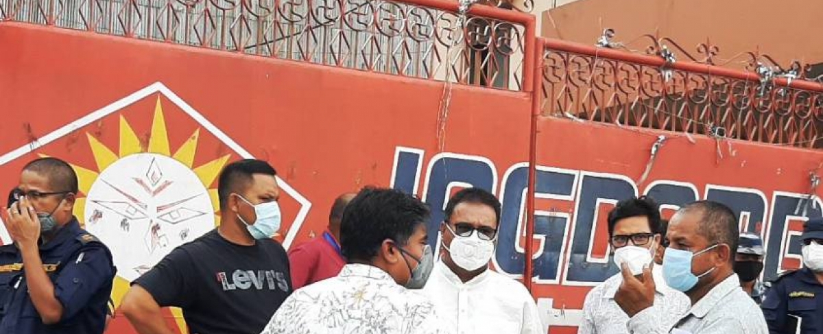 कोरोना संक्रमित भगाएको भन्दै जगदम्बा स्टिलको उद्योगमा शिल