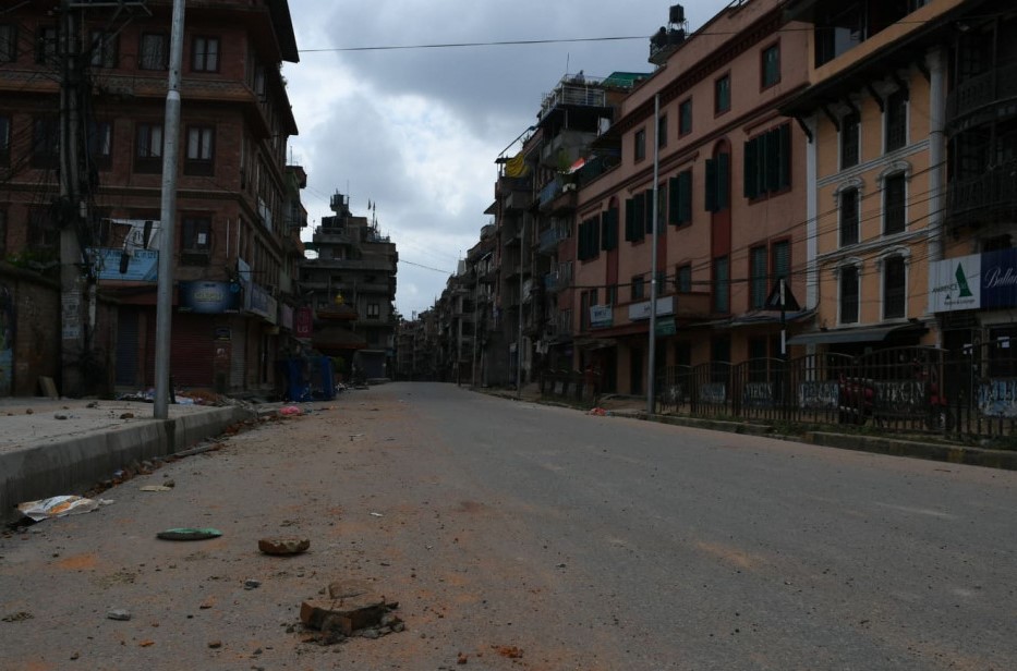 ललितपुरमा लागु गरिएको कर्फ्यु १२ तस्बिरमा हेर्नुहोस्