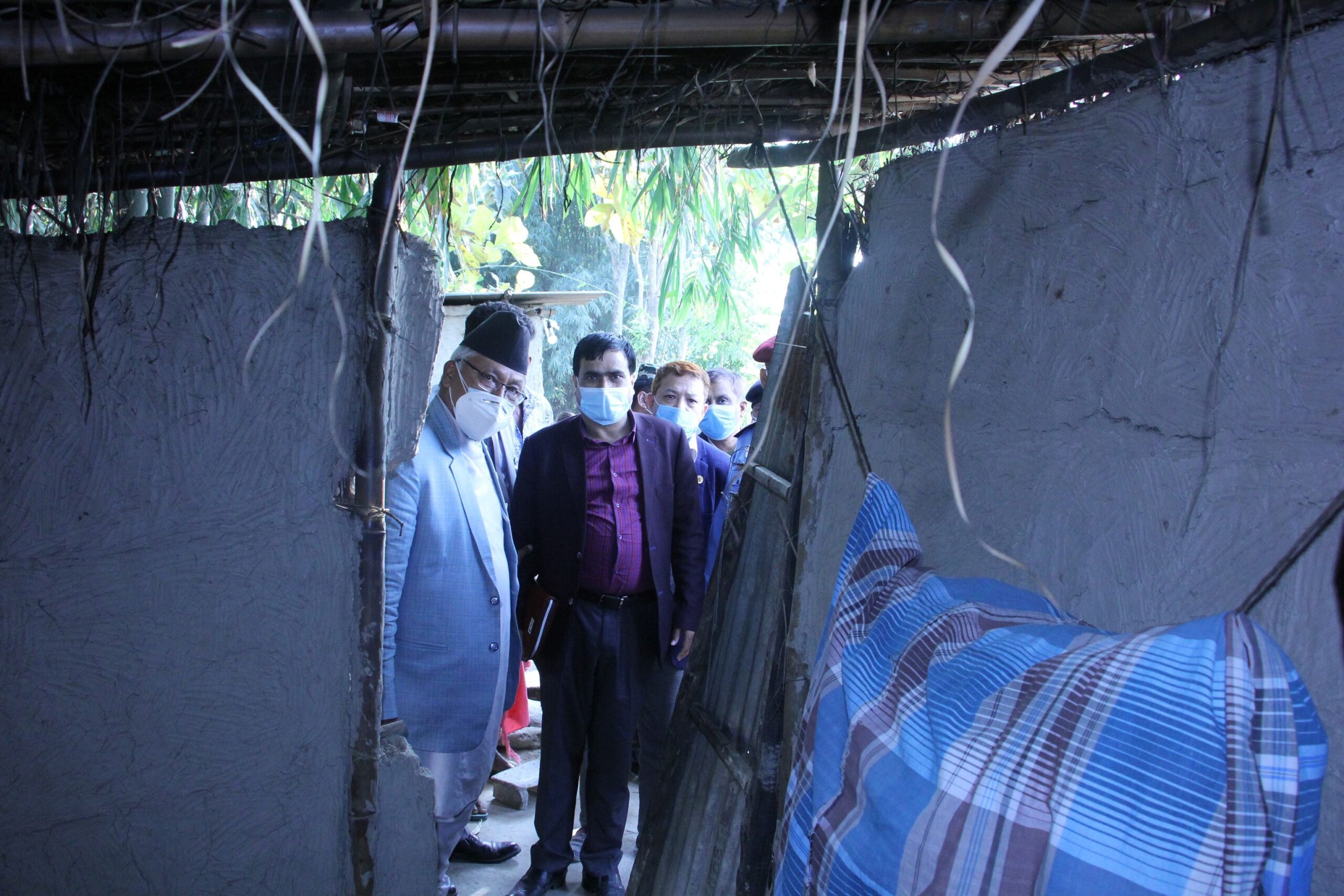 उर्लाबारीको सन्थाल जातिको एकिकृत बस्ती निर्माण अध्ययन टोली बस्ती पुग्यो