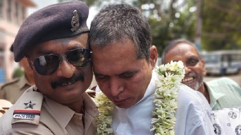 भारतीय जेलबाट ४० वर्षपछि रिहा भए दुर्गा प्रसाद तिम्सिना