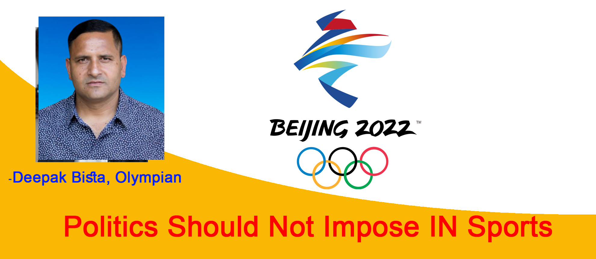 Politics Should Not Impose IN Sports