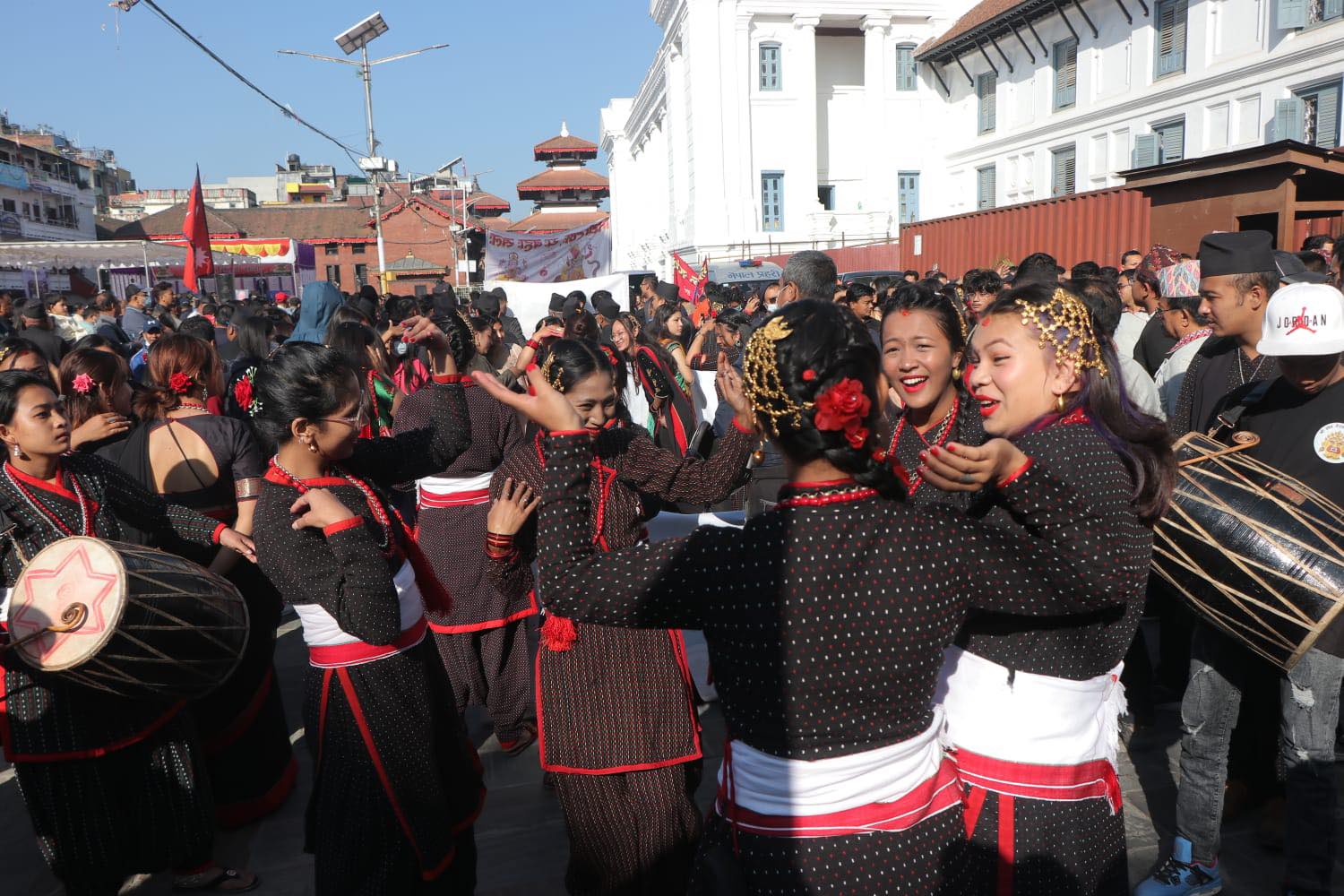 बसन्तपुरमा नेपाल संवत् ११४३ को उत्सव (तस्वीरहरु )