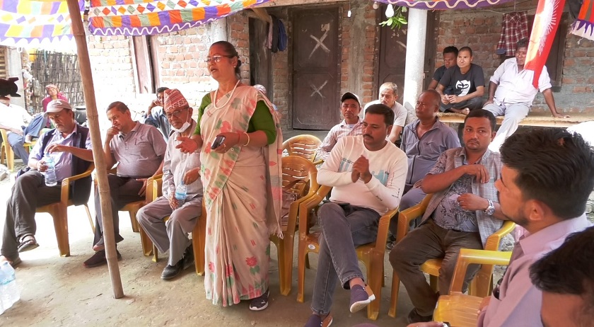 यसपाली पनि चुनाव मेरो पक्षमा भएन भने म छुरा हान्न र गोली हान्न आफै फिल्डमा उत्रिन्छुः एमाले उम्मेद्धार भगवती चौधरीको धम्की