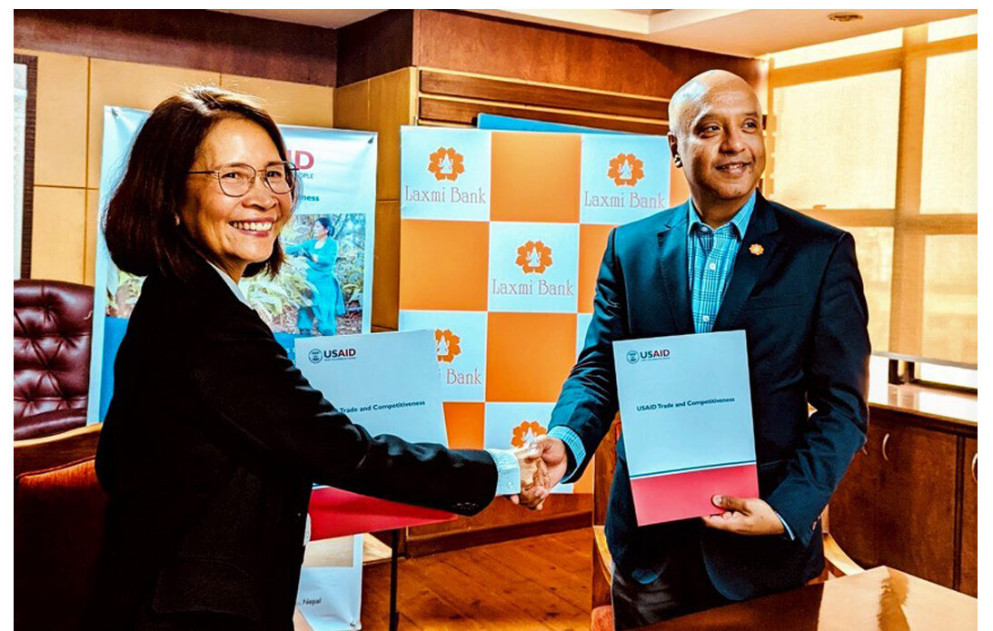 Laxmi Bank signs “Letter of Cooperation” with USAID Trade and Competitiveness