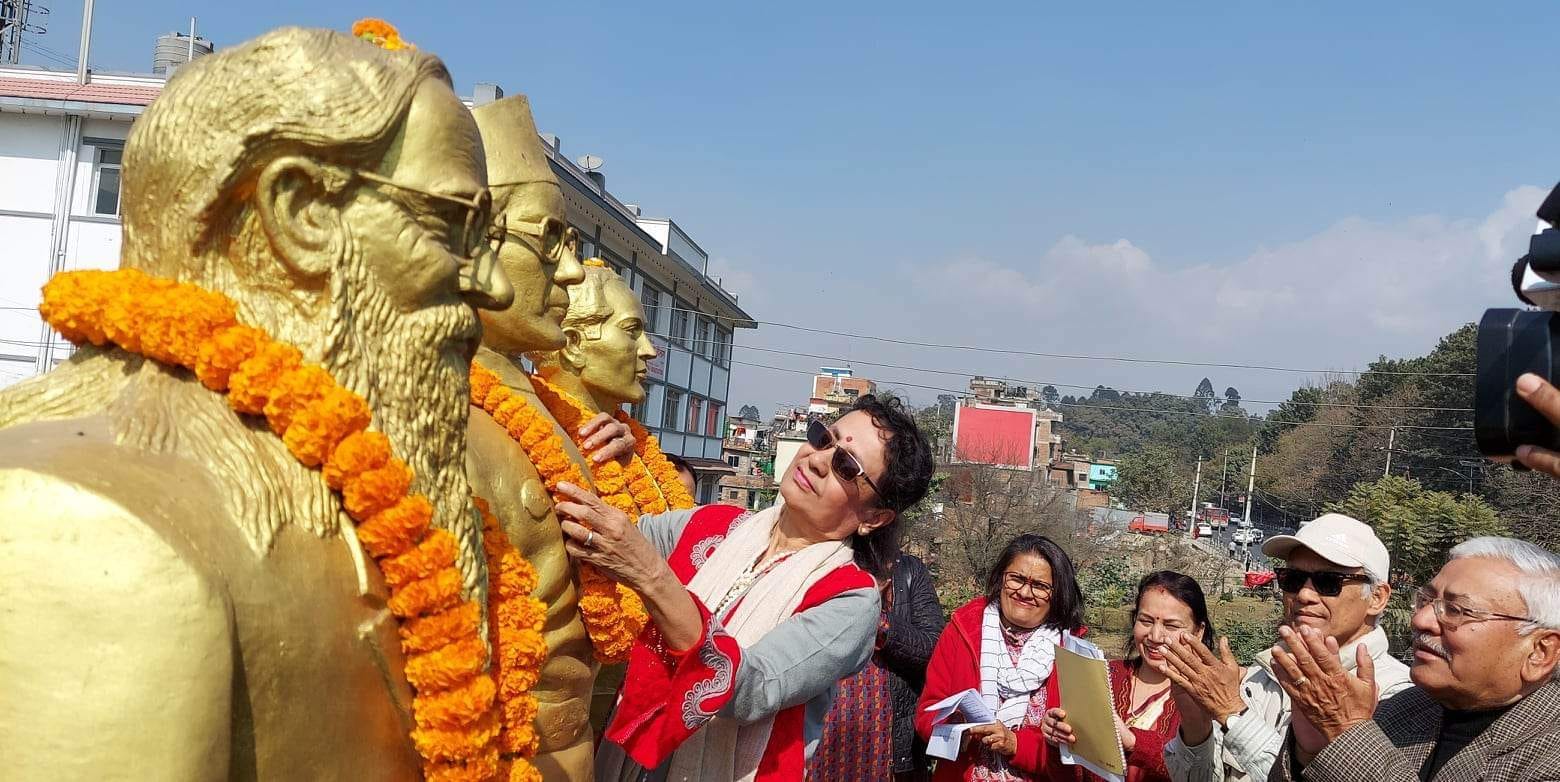 त्रिमूर्ति निकेतनमा सम जयन्ती