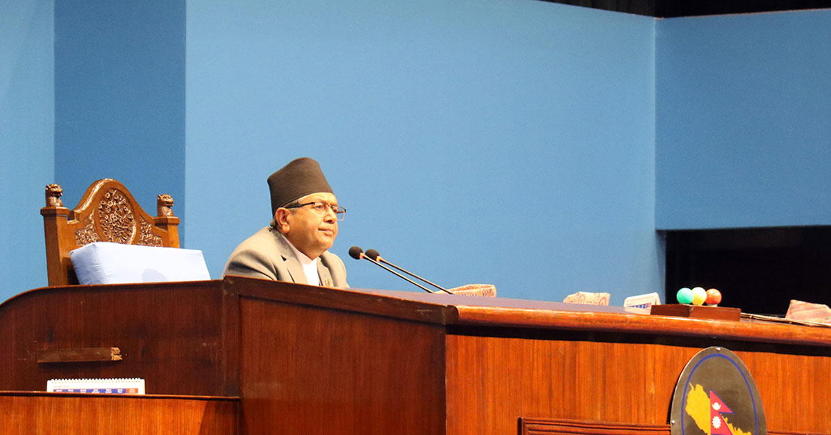 संसद भवनमा सभामुखको अनुहारमा एमालेको छाँया !