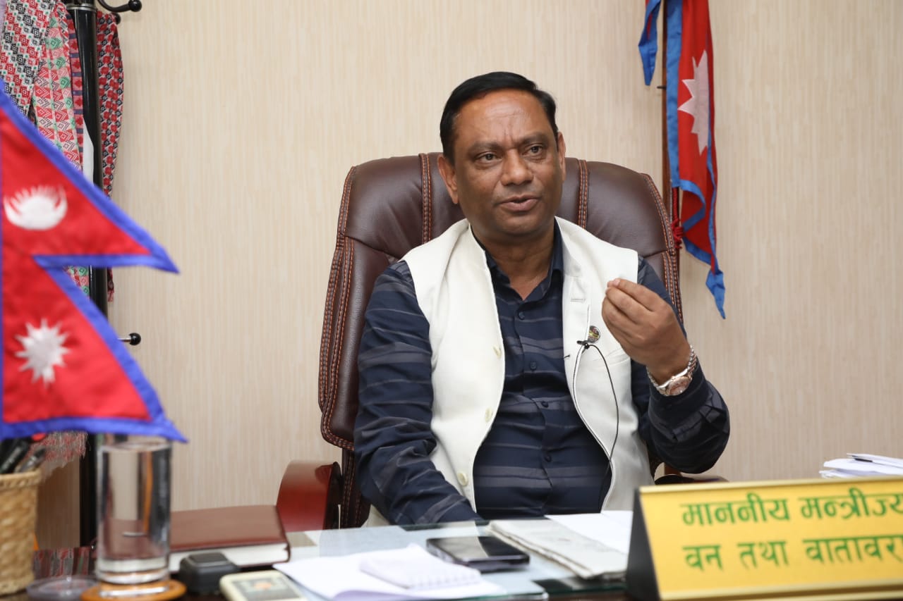 वन्यजन्तुको सङ्ख्यामा वृद्धिसँगै व्यवस्थापनमा चुनौती थपिएको छ: वनमन्त्री डा महतो