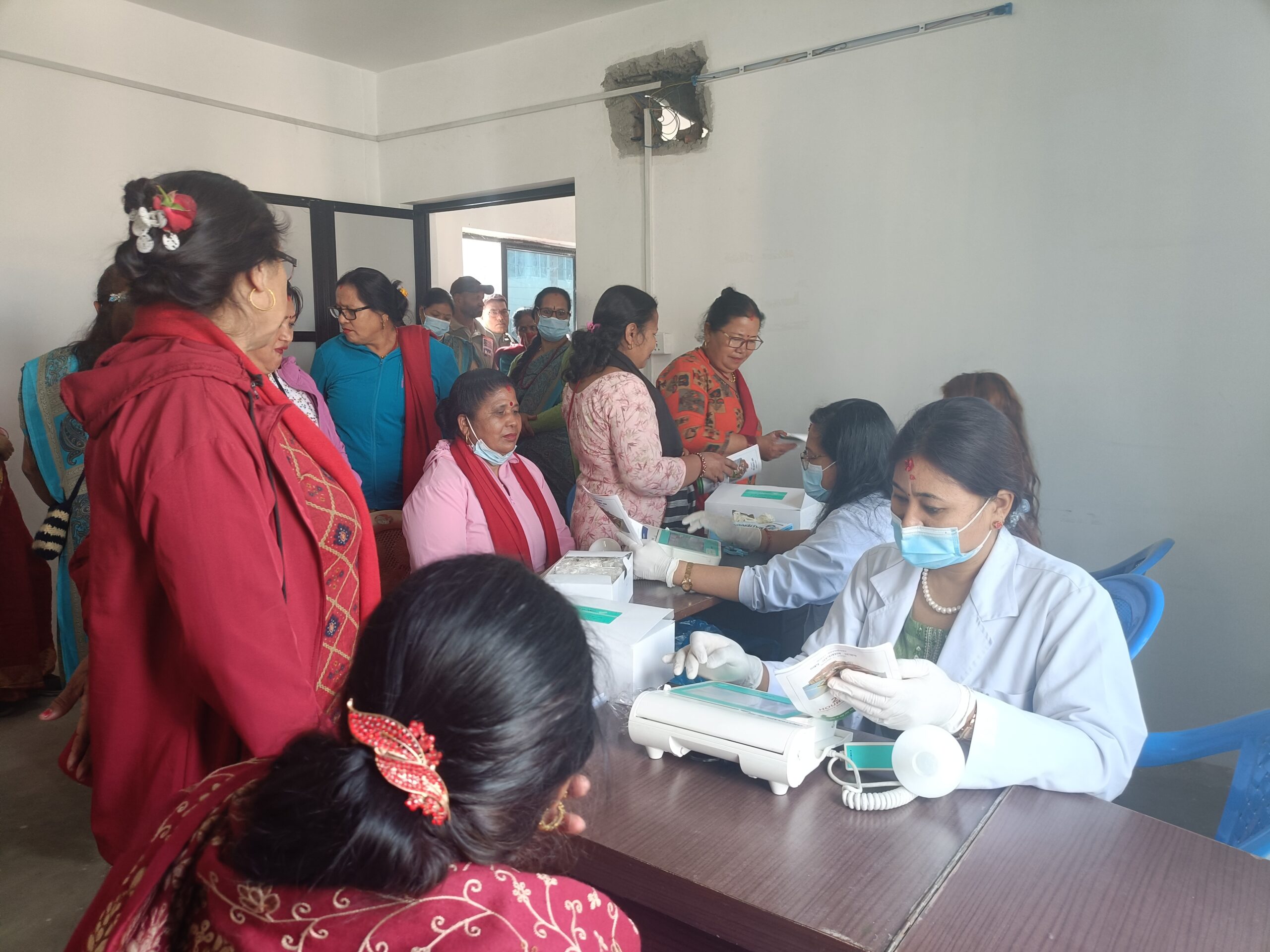 सेवा सहयोग तिर्थयात्रा एक वर्ष पुगेको अवसरमा स्वास्थ्य शिविर सन्चालन