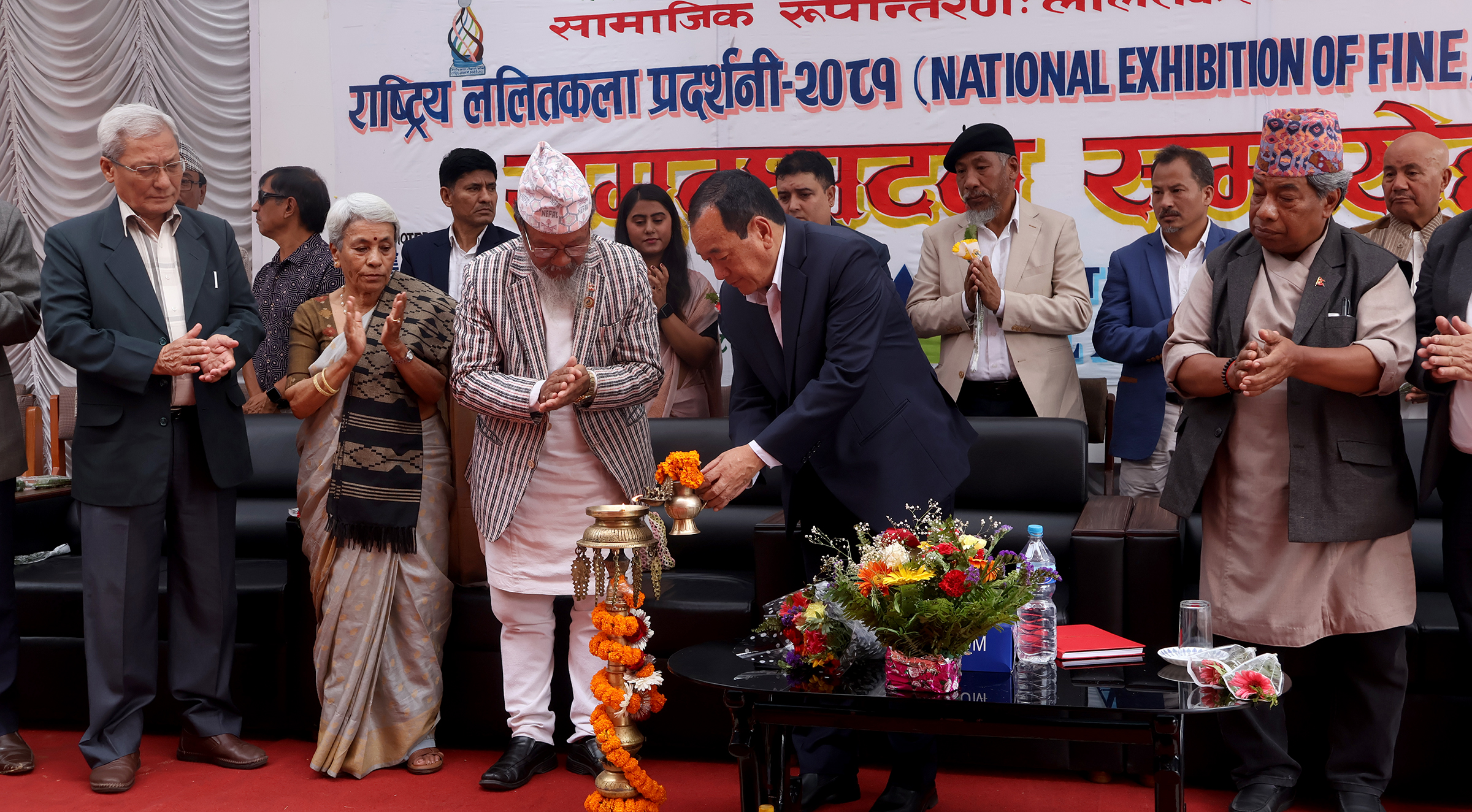 ‘राष्ट्रिय ललितकला प्रदर्शनी–२०८१’ सुरु, पर्यटन मन्त्री तामाङद्धारा उद्घाटन