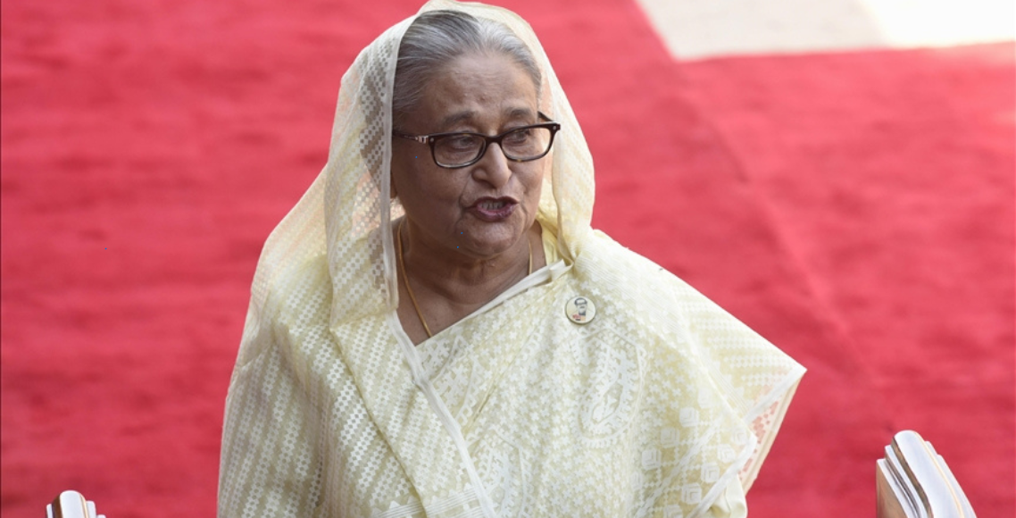 राजीनामा दिएर विदेश पलायन भएपछि पहिलो पटक हसिनाले दिईन प्रतिकृया
