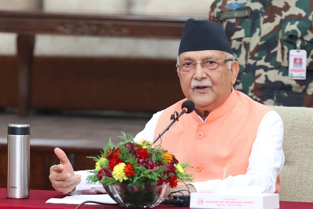 कृषिको उत्पादनलाई दोब्बर बनाउनुपर्छ: प्रधानमन्त्री ओली