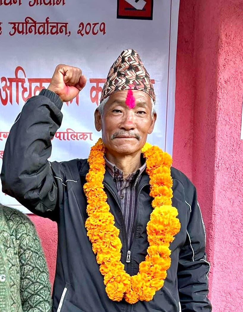 उपनिर्वाचनमा चुनाव हुनु अघि नै माओवादीले जित्यो एक वडा अध्यक्ष, घर्ती निर्विरोध निर्वाचित