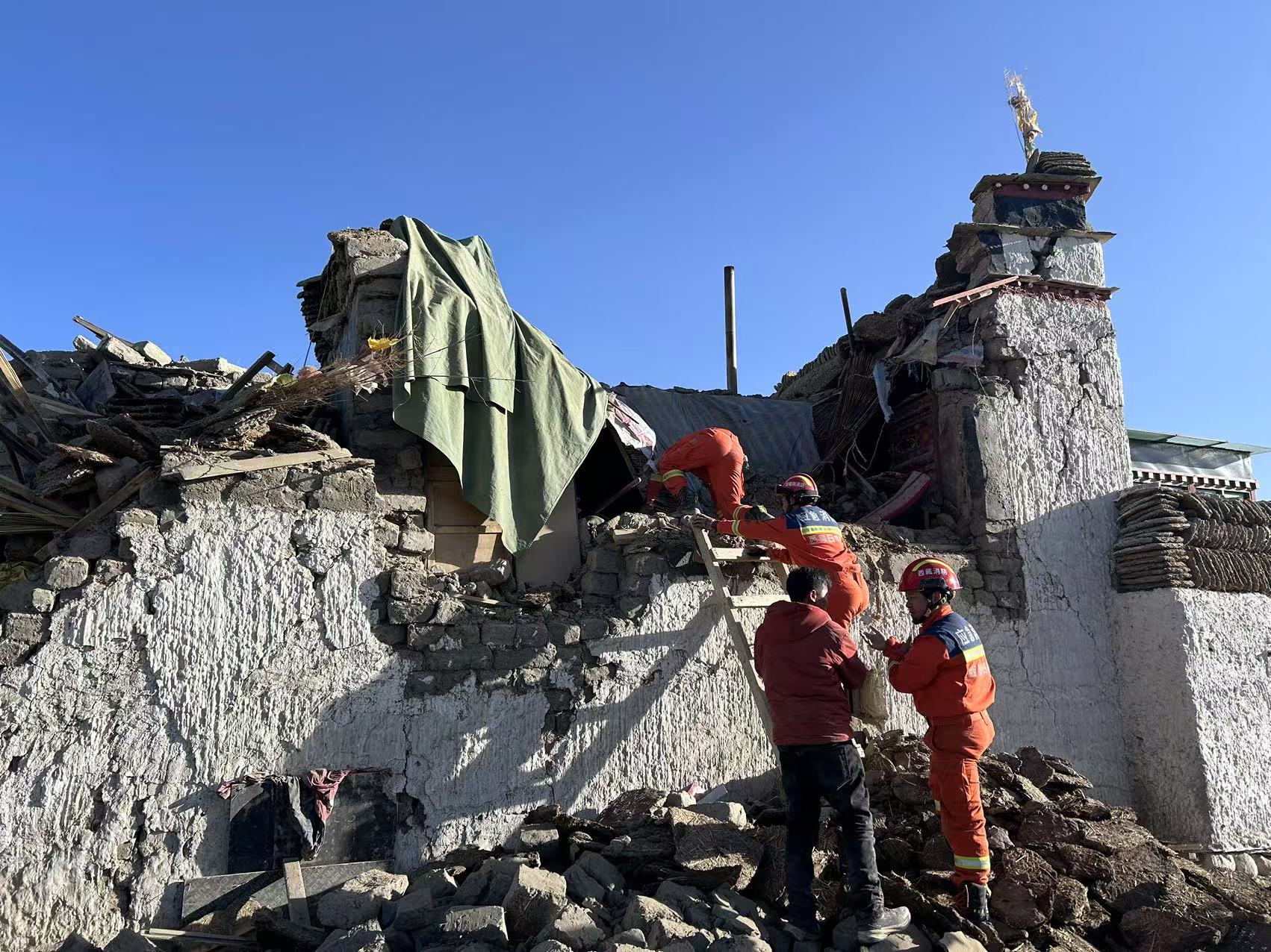 चीनको तिव्वतमा भूकम्पमा ज्यान गुमाउनेको संख्या ९५ पुग्यो