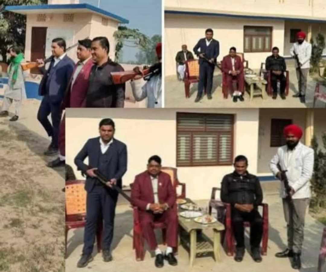 सिके राउतका नेता कार्यकर्ता खुलेआम हतियार लिएर हिँड्दै