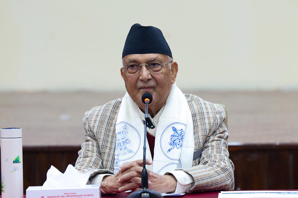 नेपाल खाद्यन्नमा आत्मनिर्भर हुनु पर्छ : प्रधानमन्त्री