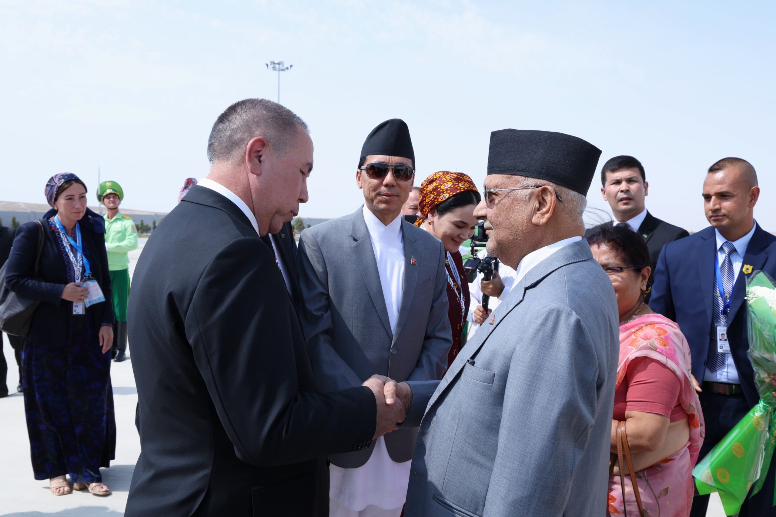 Prime Minister Oli in Turkmenistan