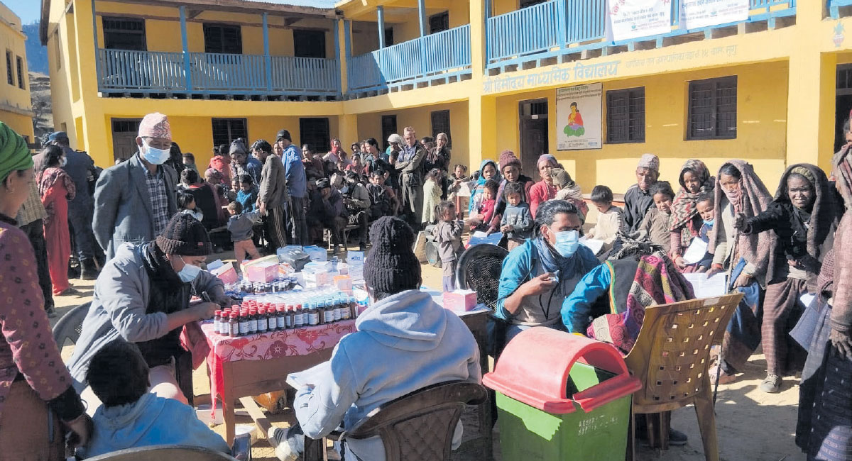 मुगु जिल्लाका चारवटै स्थानीयमा  तह  भाइरल इन्फ्लुएन्जा (रुघाखोकी–ज्वरो)को प्रकोप