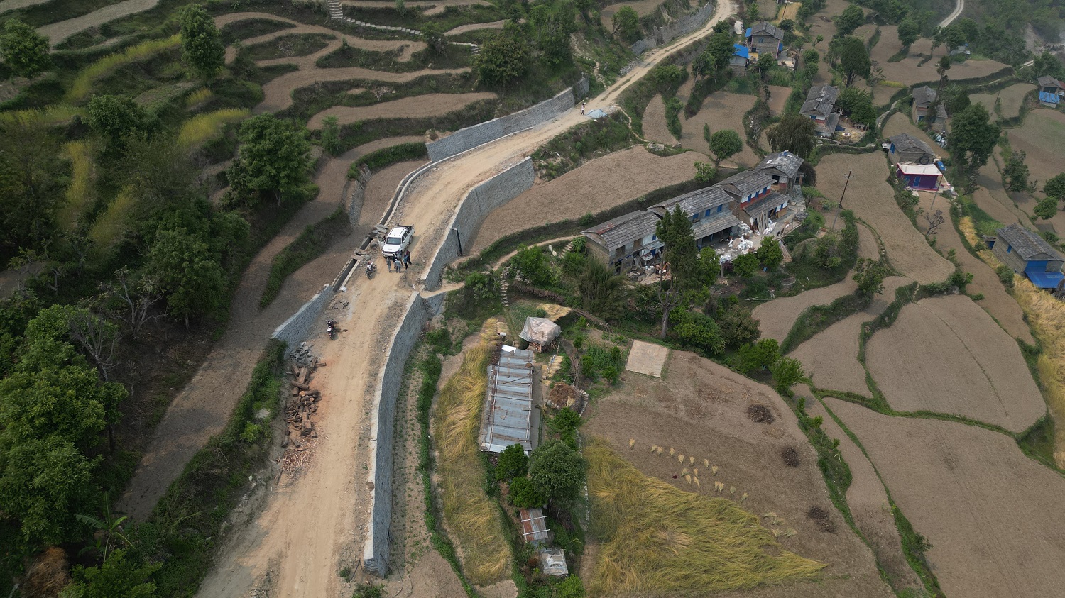 कुहुँमा लक्ष्यअघिनै सडक स्तरोन्नति