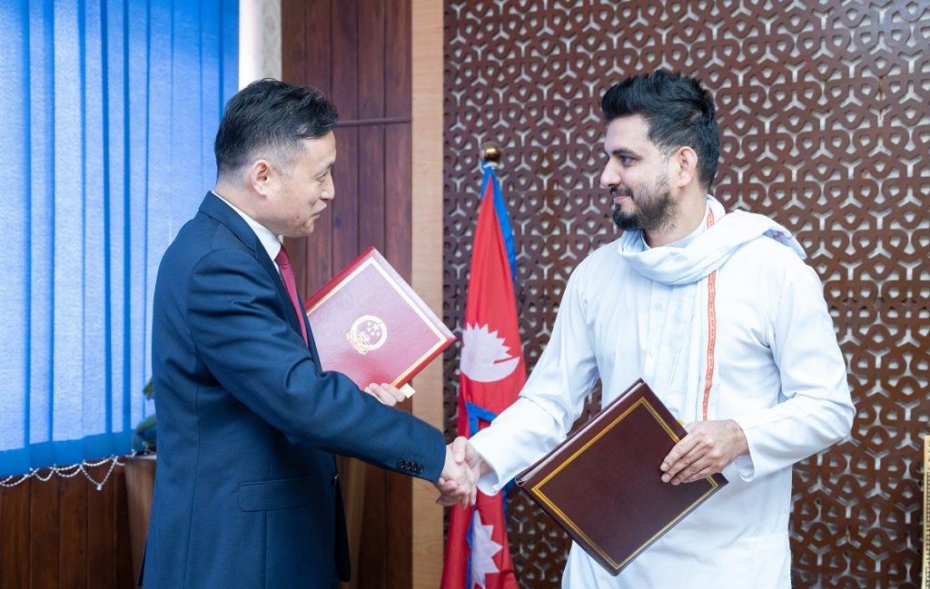 दोस्रो चक्रपथका लागि नेपाल–चीनबीच एमओयू : चीनले ११ अर्ब अनुदान दिने