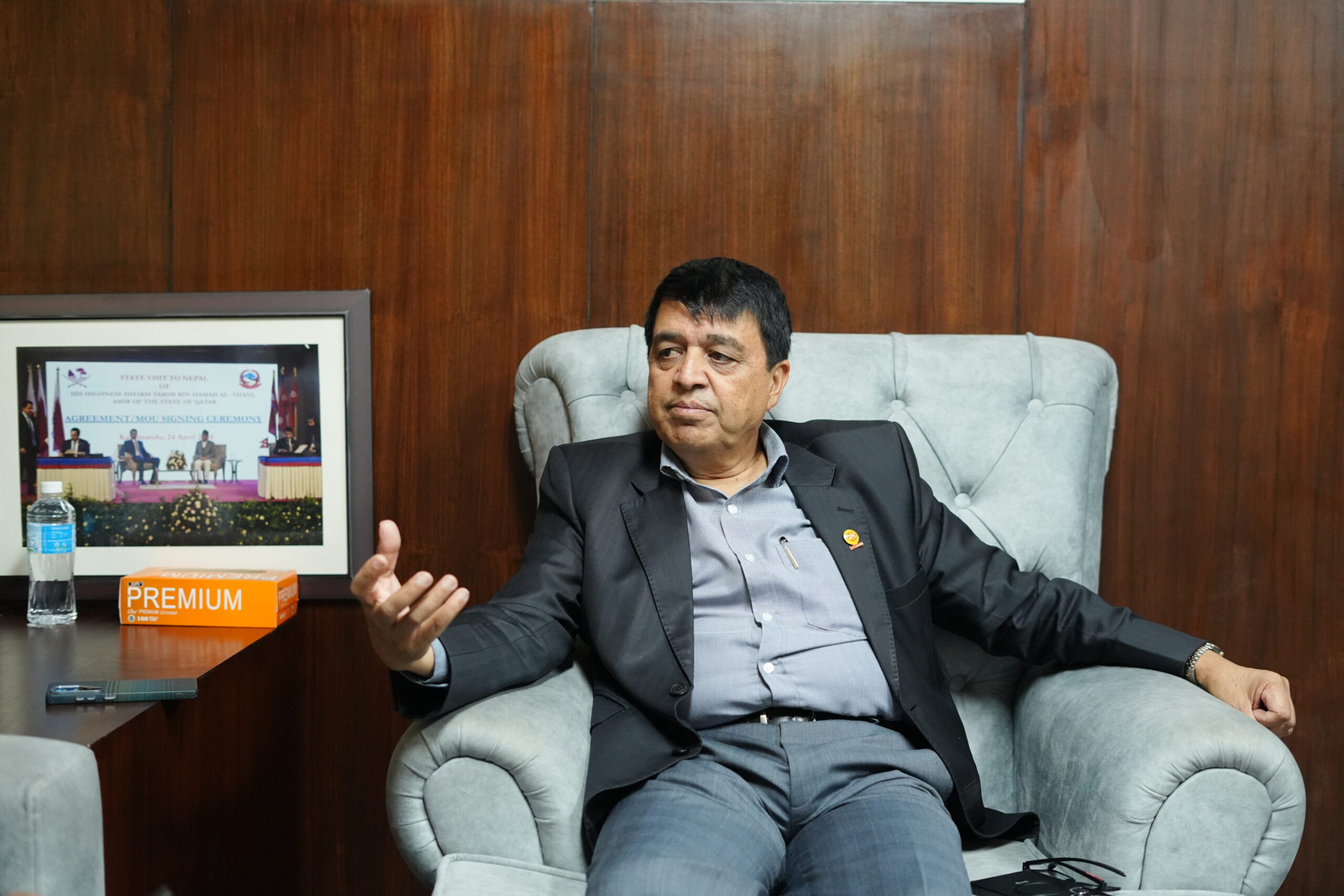 निजी क्षेत्रलाई विश्वासमा लिएर लगानीको वातावरण बनाए सरकारको आर्थिक वृद्धिको लक्ष्य सजिलै हासिल हुन्छ: अध्यक्ष ढकाल
