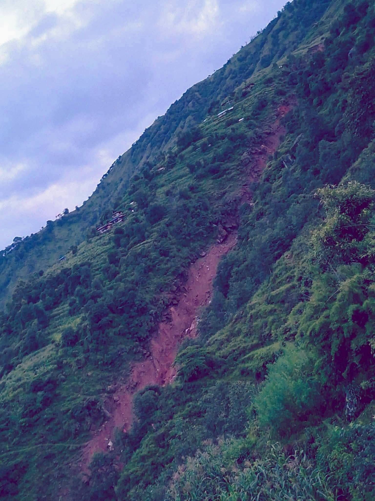 Rolpa landslide update: Search for 10 missing people underway