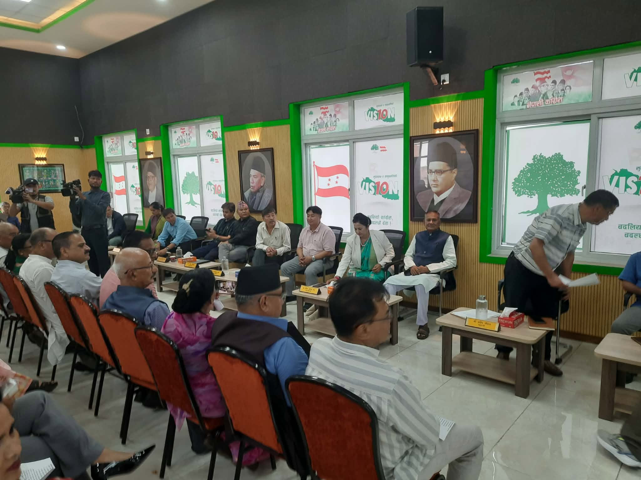 कांग्रेस केन्द्रीय कार्यसमितिको बैठक सुरु