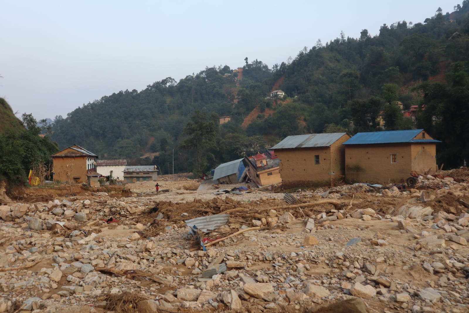 काभ्रेका बाढीपीडितको समस्या सरकारी अल्झनमै