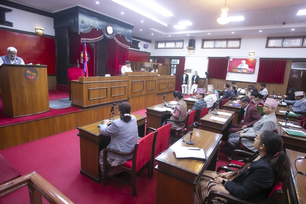 राष्ट्रियसभाः जलवायु न्यायको आवाज तथ्यपरक रूपमा उठाउन माग