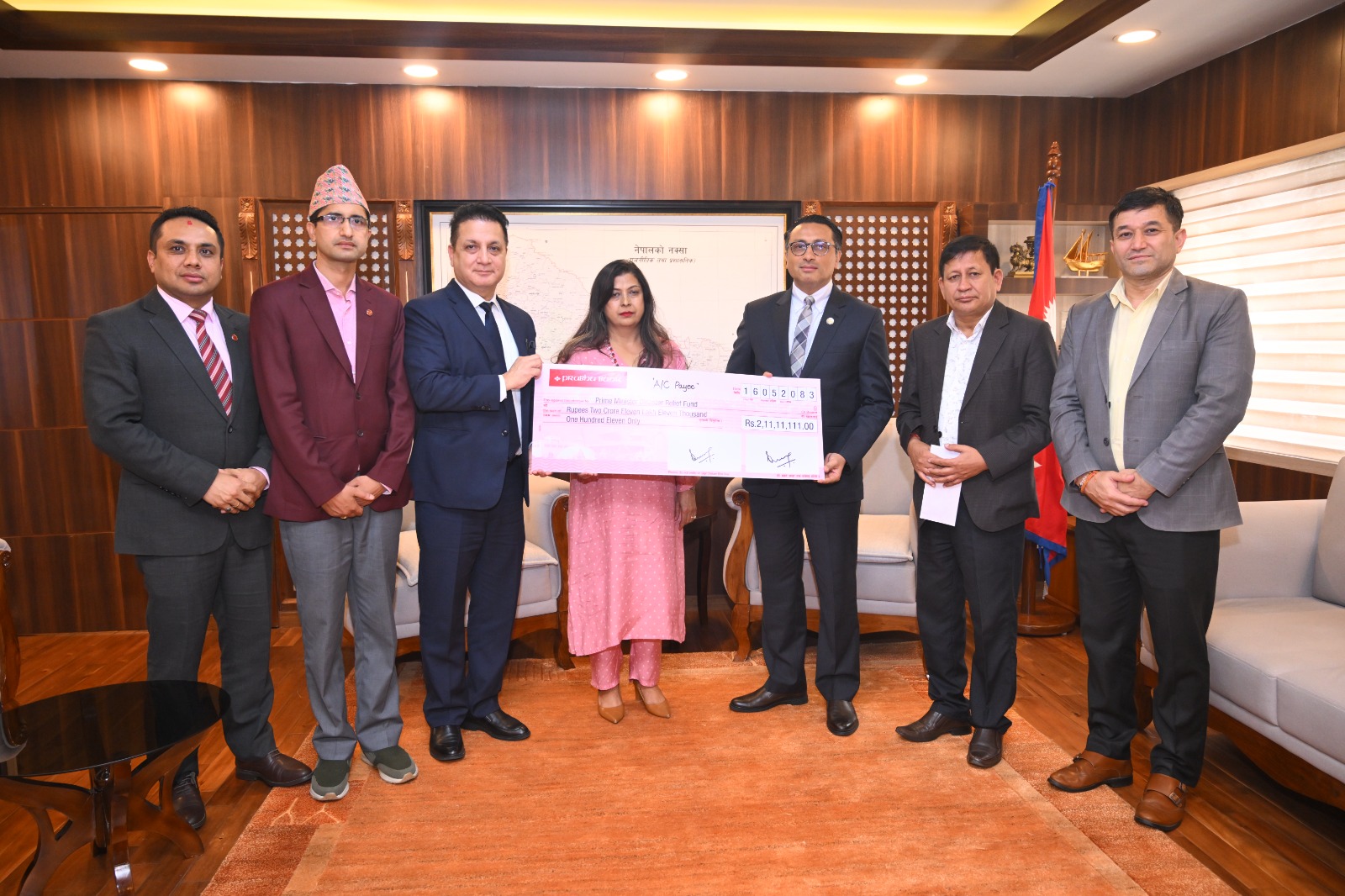 प्रभु बैंकद्वारा रसुवाको भोटेकोशी बाढीपीडितका लागि २ करोड ११ लाखभन्दा बढीको आर्थिक सहयोग