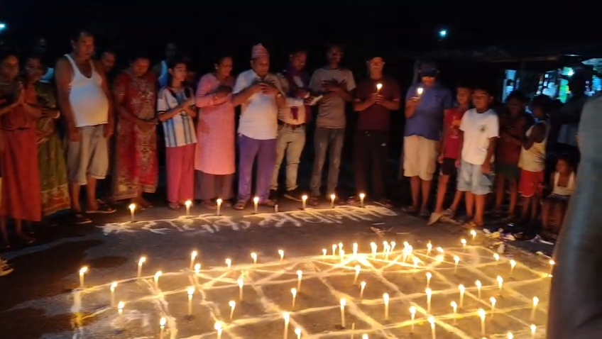 बाढीमा ज्यान गुमाएकाप्रति खयरडाँगीमा श्रद्धाञ्जली