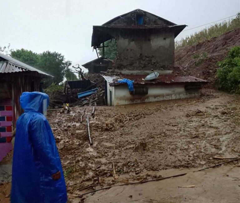 पाल्पामा पहिरोको बितण्डाः दुई घर भत्किए, एक महिला बेपत्ता - Mirmire Online - सत्य तथ्य र निष्पक्ष समाचार